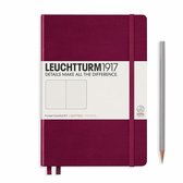 Leuchtturm1917 A5 Medium Notebook Dotted Port Red
