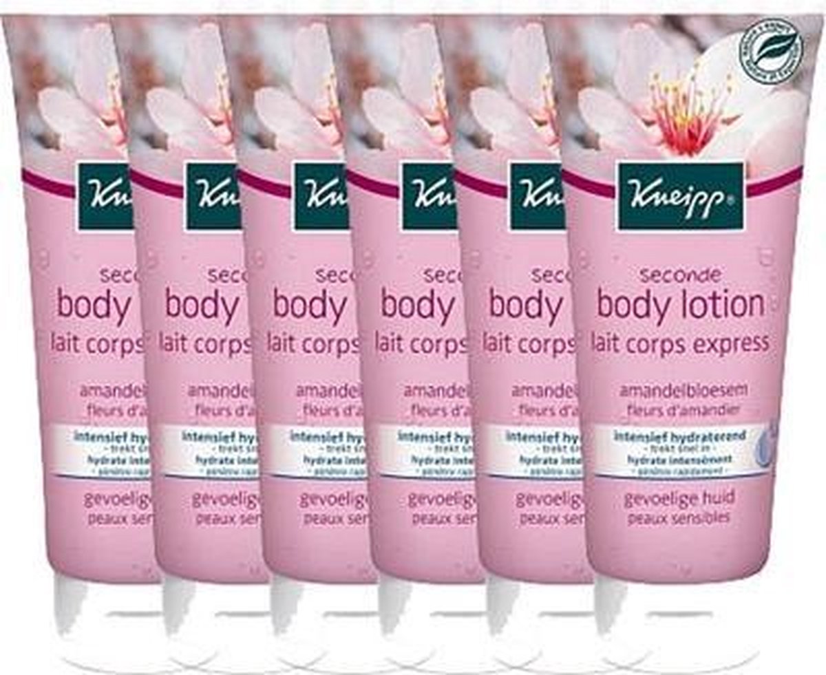 6x Kneipp Bodylotion Amandelbloesem 200 ml