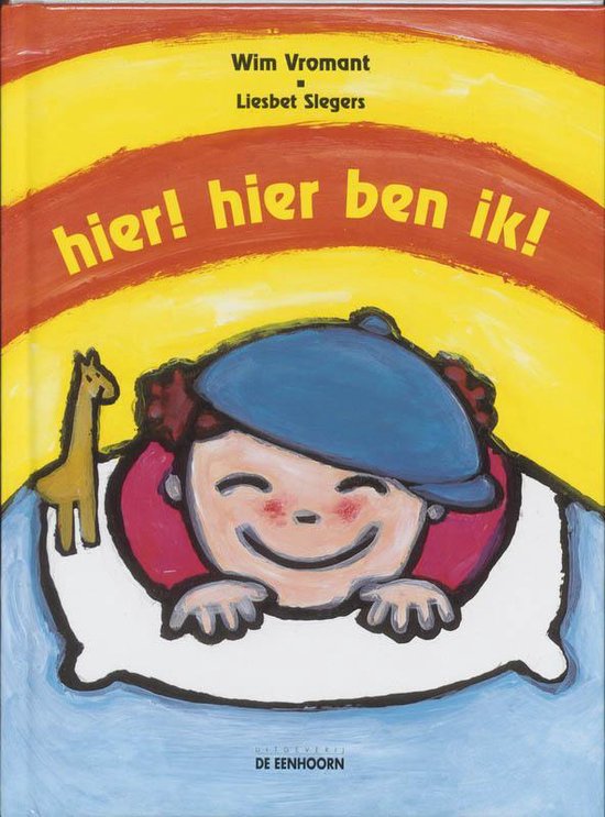 Cover van het boek 'Hier! Hier ben ik!' van Liesbet Slegers en Wim Vromant