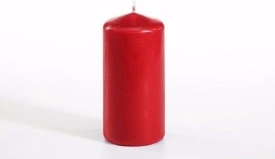 hurken Worden middag Stompkaarsen rood 10 cm 16 branduren | bol.com