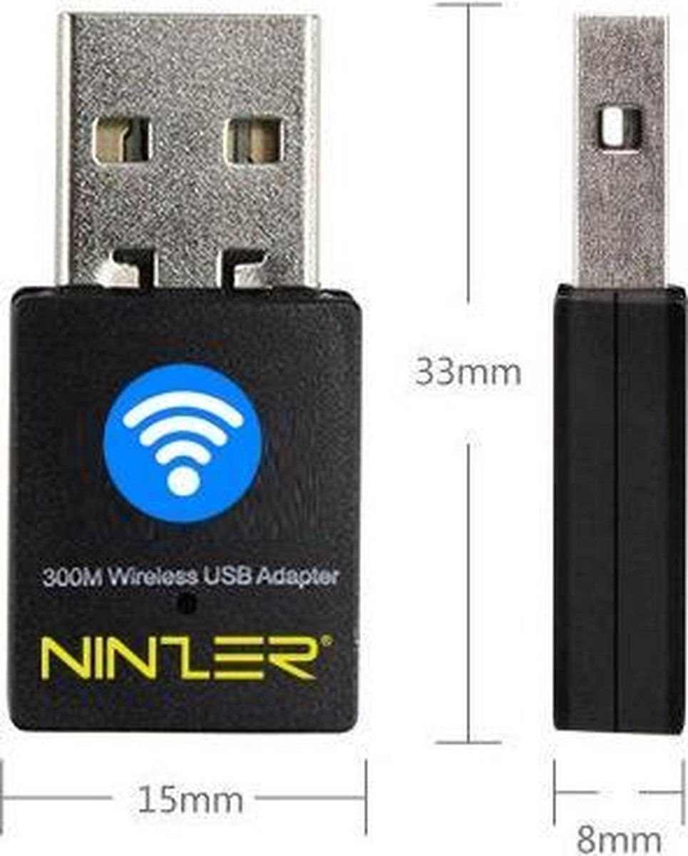 Ninzer - Mini Wifi-adapter USB Wireless Adapter
