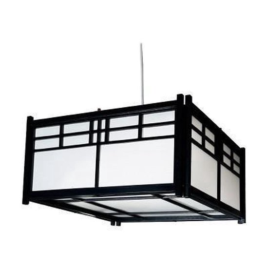 Japanse Lamp Hanglamp Plafondlamp Kumo Ishikawa Black Oosters - Orientique  | bol.com