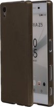 Sony Xperia Z5 TPU Cover Transparant Grijs