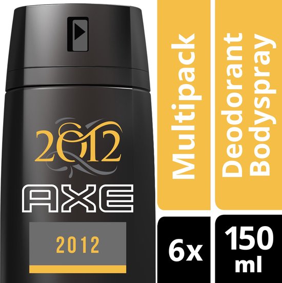 Axe 2012 Final Edition - 150 ml - Deodorant Spray - 6 stuks - Voordeelverpakking bol.com