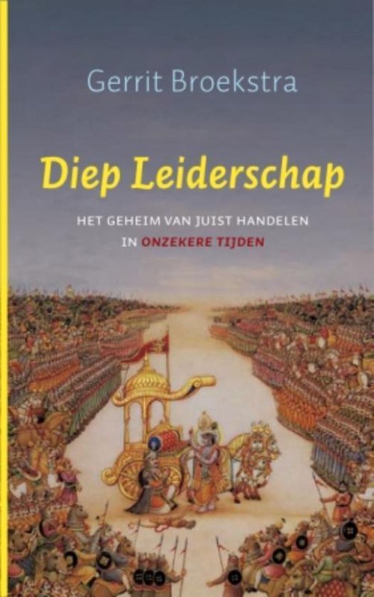 Cover van het boek 'Diep leiderschap' van G. Broekstra