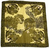 Zac's Alter Ego Bandana Tiger camouflage and leopard print Groen