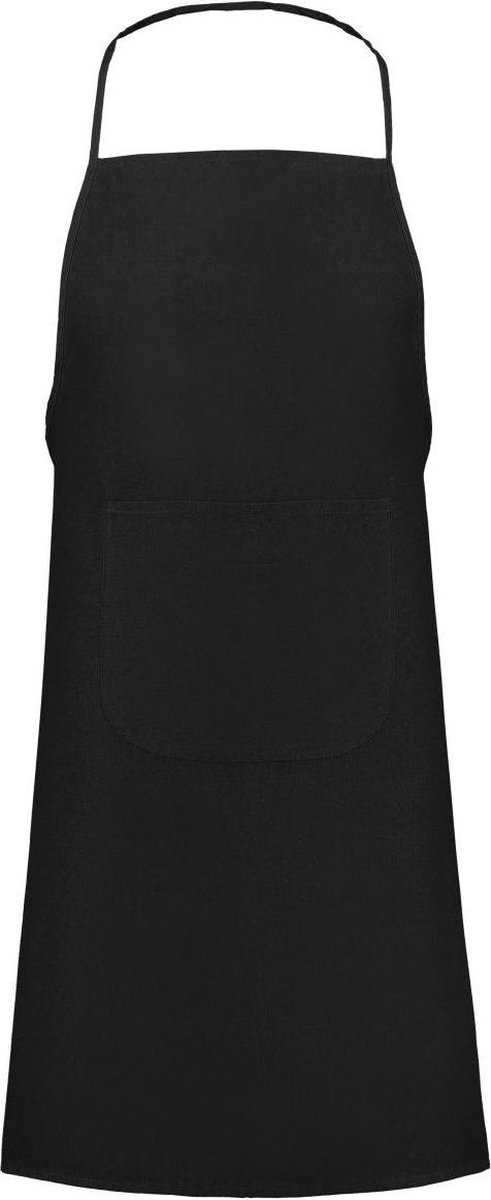 Benza Schort Keukenschort - 60 x 80 cm - Budget kwaliteit - Zwart - Katoen