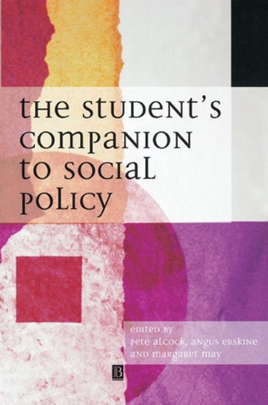 The Student's Companion to Social Policy - cover
