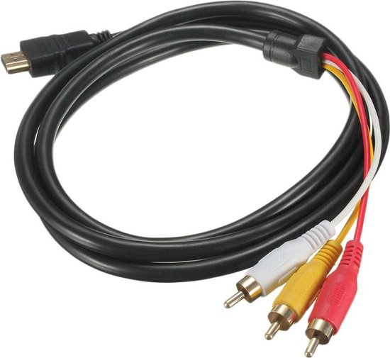 weer Ademen Voorspeller Supersnelle Gold-Plated HDMI Naar Tulp kabel | bol.com
