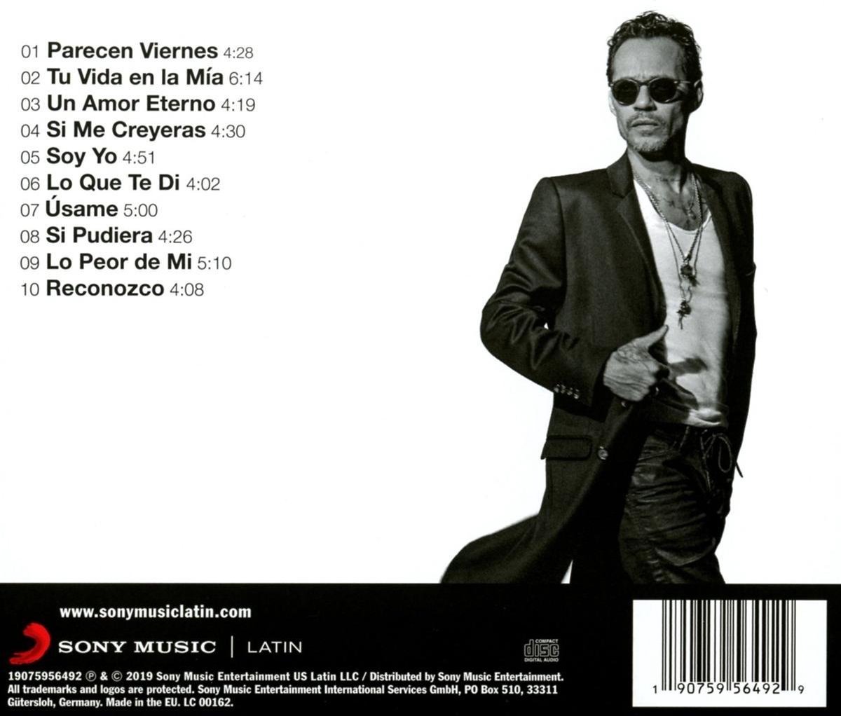 Marc Anthony Opus, Marc Anthony CD (album) Muziek