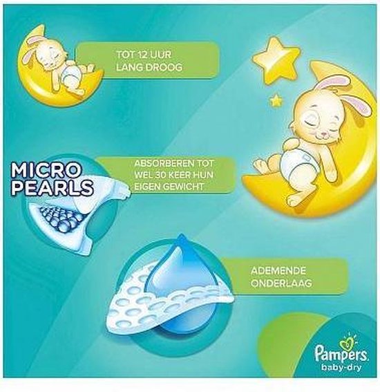 Pampers - Baby Dry Luiers - Maat 5 - 11 tot 16 Kg - 108 Stuks - Pampers