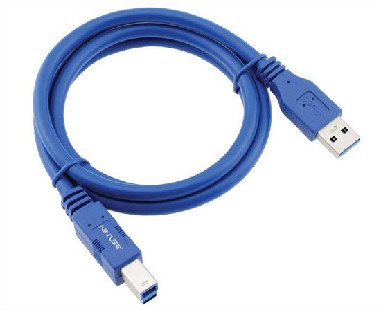 Verwaarlozing Kampioenschap Ongeldig Ninzer Universele Printer kabel USB 3.0 - USB-A naar USB-B kabel, 2 meter |  bol.com