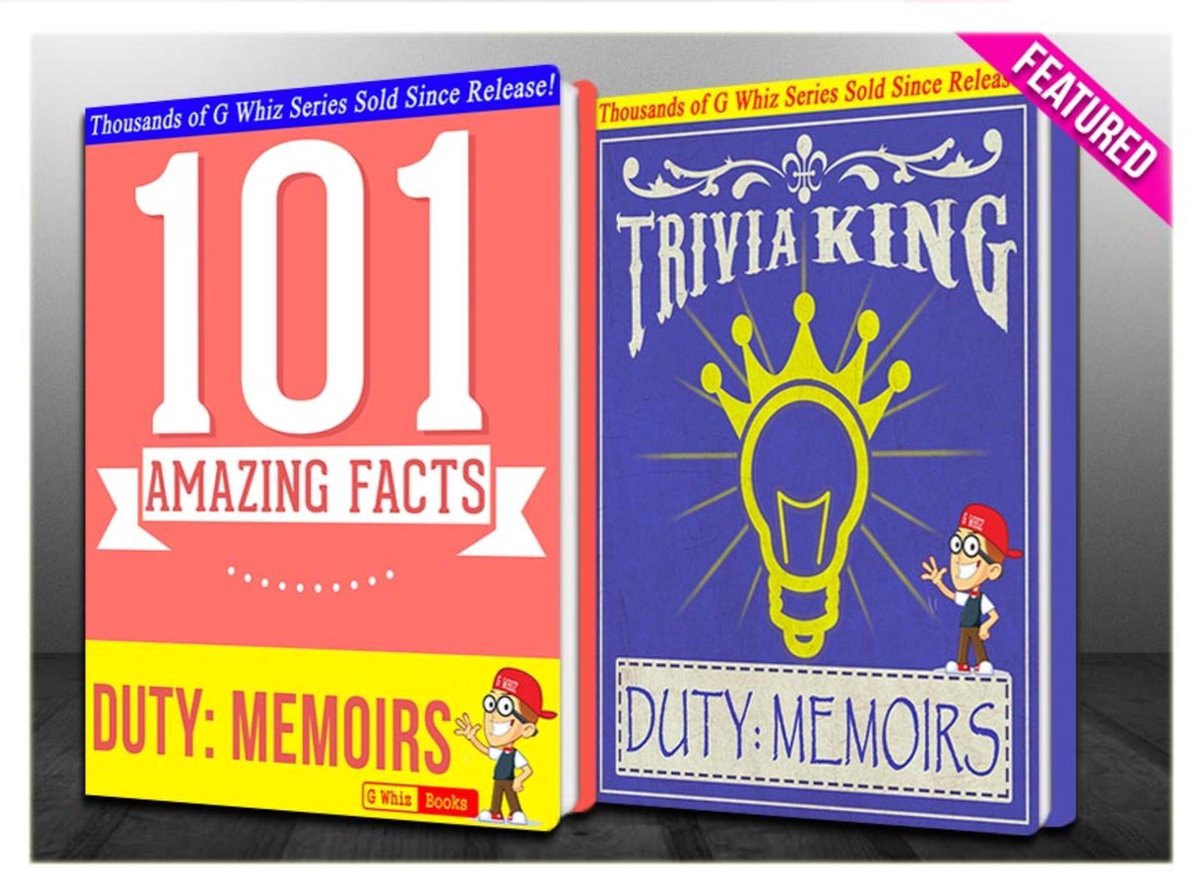 GWhizBooks.com - Duty: Memoris of a Secretary at War - 101 Amazing Facts & Trivia King!