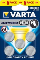 VARTA Pile au lithium CR2032 - 5 pièces