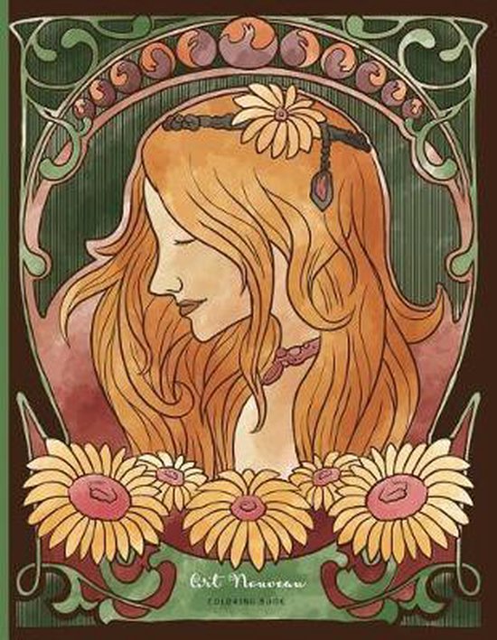 Art Nouveau Coloring Book, Dazenmonk Designs | 9781793357953 | Boeken