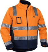 Blåkläder 4839-2545 Fleecejas High Vis Oranje/Marineblauw maat L