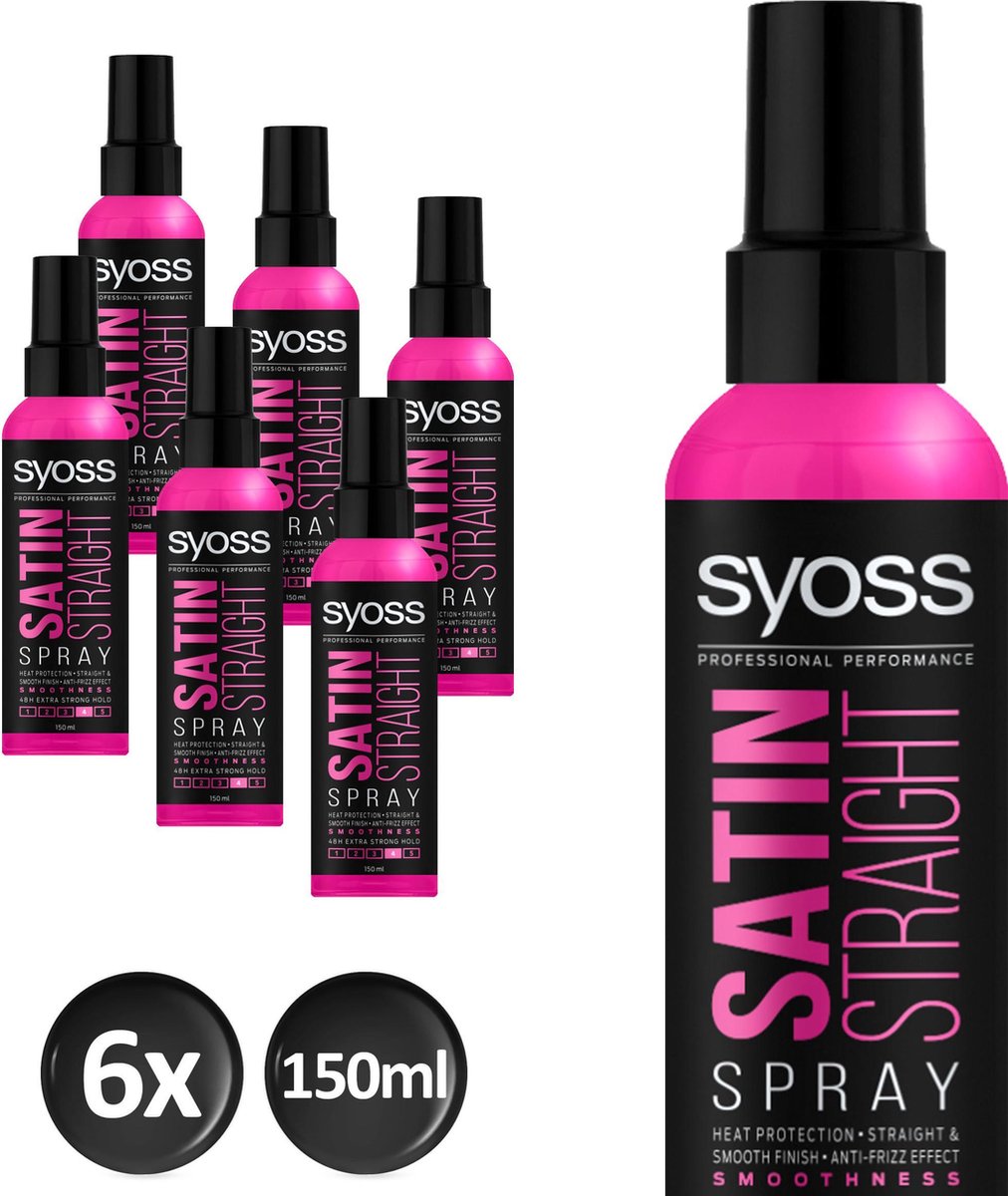 Syoss Satin Straight Spray 6x | bol.com