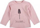 Plum Plum - T-shirt lange mouwen - Gnome "I'm a champ" - Old Pink