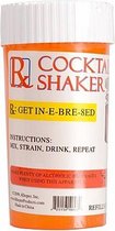 Kheper Games vrijgezellenfeest RX Cocktail Shaker wit,oranje