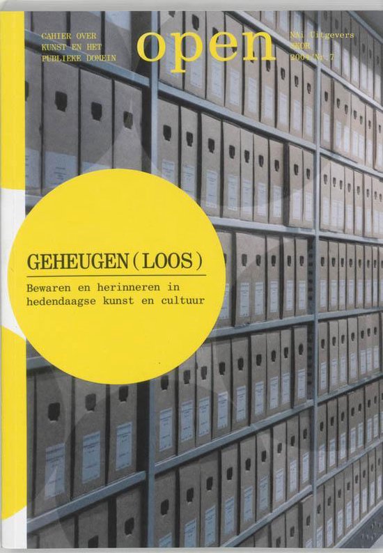 Cover van het boek 'Open / 7 Geheugen (loos) / druk 1' van J. Seijdel
