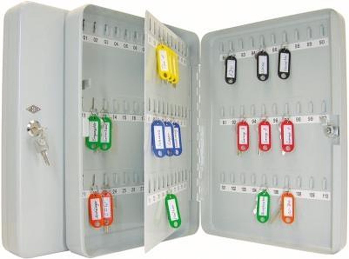 WEDO sleutelkast voor 110 sleutels, lichtgrijs