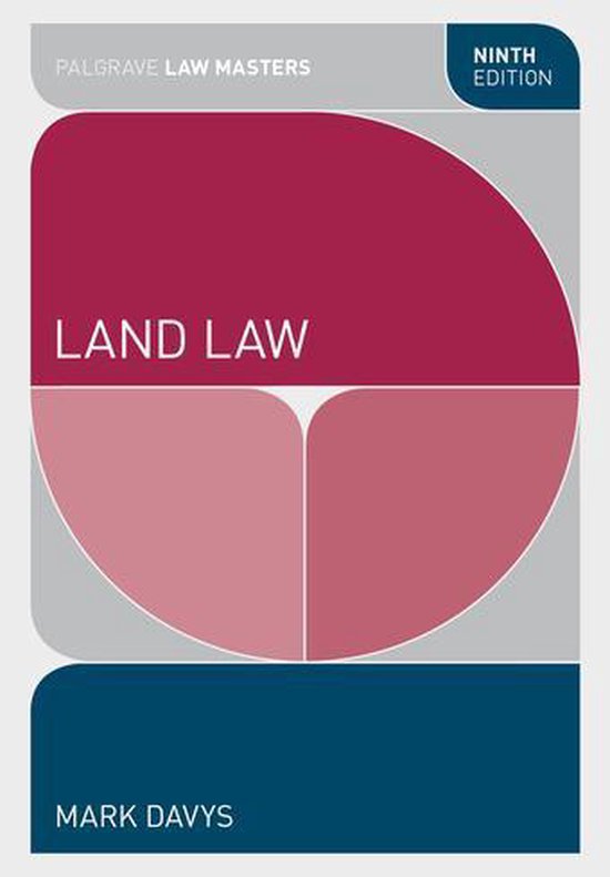 Palgrave Law Masters Land Law (ebook), Mark Davys 9781137475701