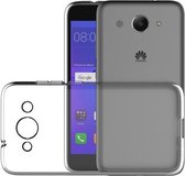 Huawei Y3 2017 Transparant Siliconen TPU case hoesje