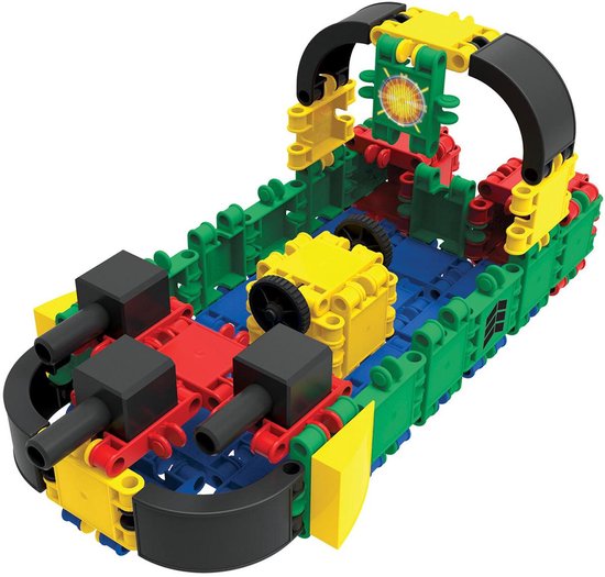 Clics Build & Play 10-in-1 bouwblokken– DUURZAAM SPEELGOED gemaakt van GERECYCLEERDE kunststof- bouwset 10 in 1 - speelgoed 4,5,6,7,8 jaar jongens en meisjes- educatief speelgoed- Montessori speelgoed- constructie speelgoed