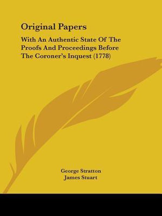 Original Papers | 9781437098389 | George Stratton | Boeken | bol.com