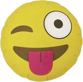 Folie ballon knipoog emoticon 46 cm