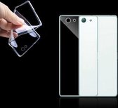 Sony Xperia Z3 Compact Ultra thin 0,3mm TPU Transparant case hoesje