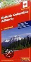 British Columbia Alberta Ak (1:6.000.000)