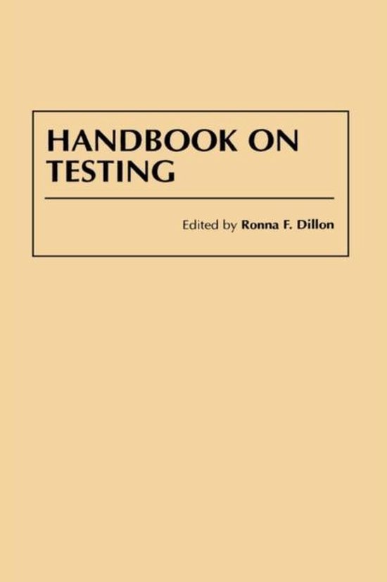 Handbook on Testing - cover