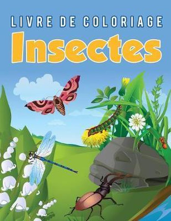 Livre de coloriage Insectes - cover