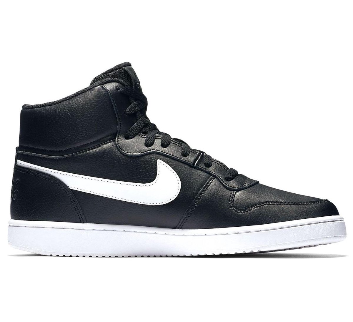 Nike Ebernon Mid Sneakers - Maat 40 - Mannen - zwart/wit | bol