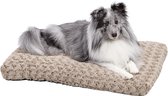 Benchmatras Ombre Mocca Swirl Softkussen Fur Pet Bed 61x46cm