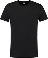 Tricorp T-shirt fitted - Casual - 101004 - Zwart - maat XXL