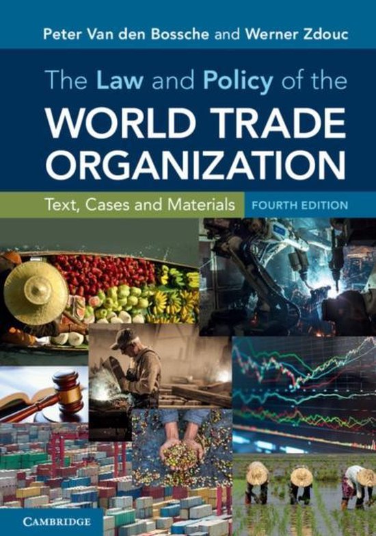 The Law and Policy of the World Trade Organization - cover