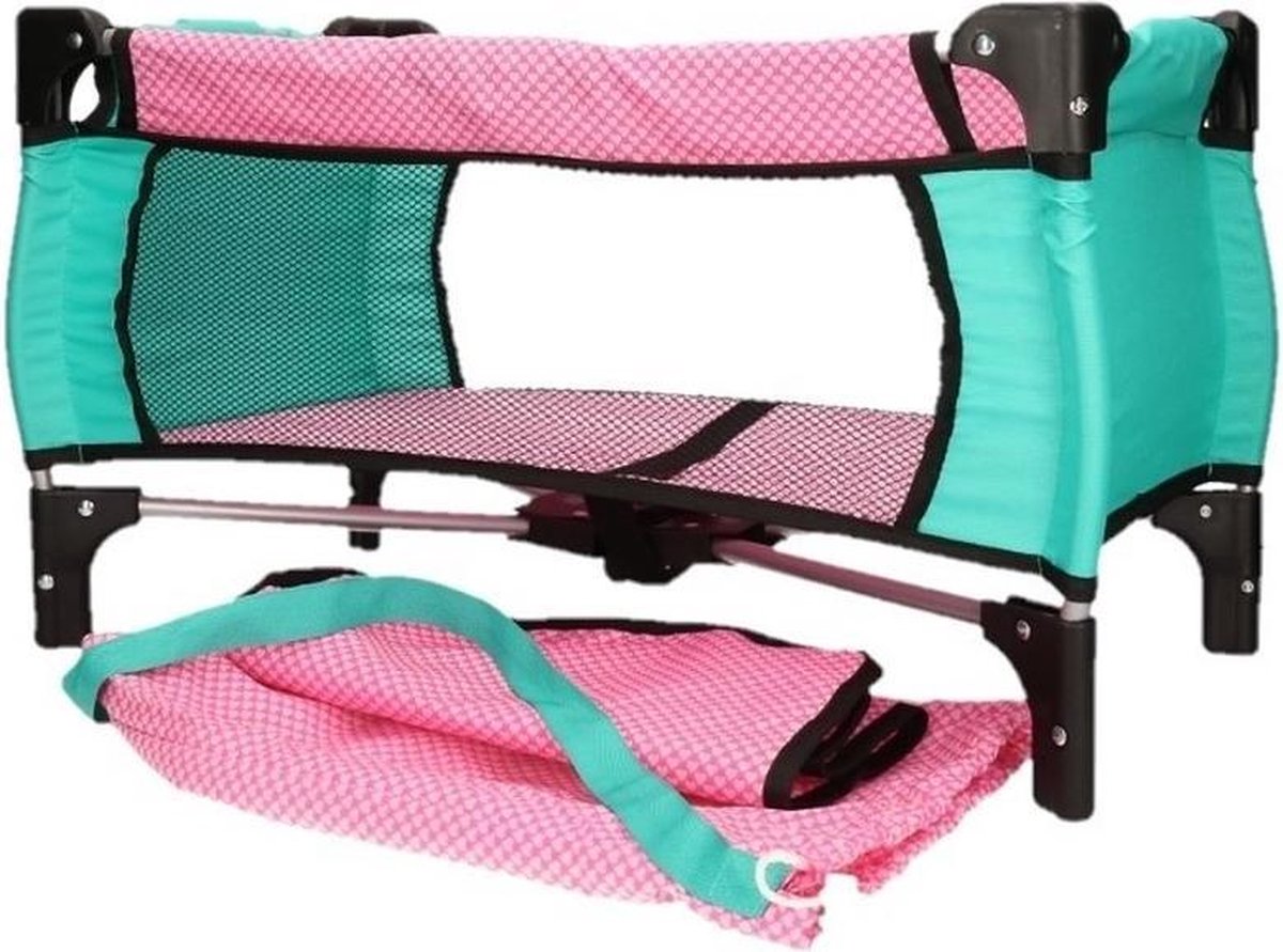 Roze campingbedje voor poppen | bol.com