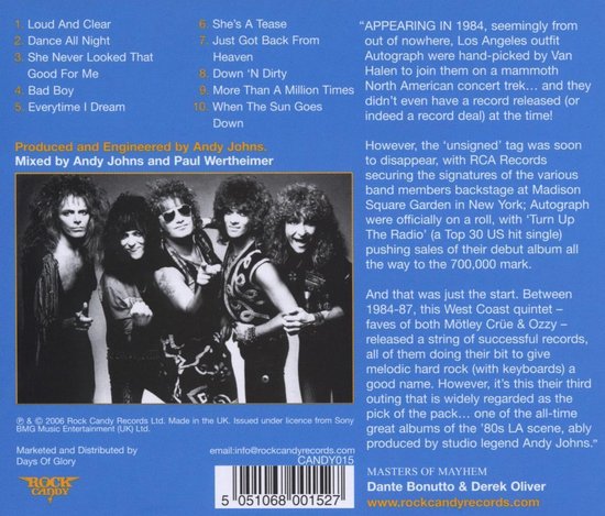 Autograph - Loud & Clear, Autograph | Muziek | bol