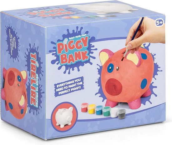 Spaarpot - Verf je eigen spaarvarken - Paint Your Own Piggy Bank | bol.com