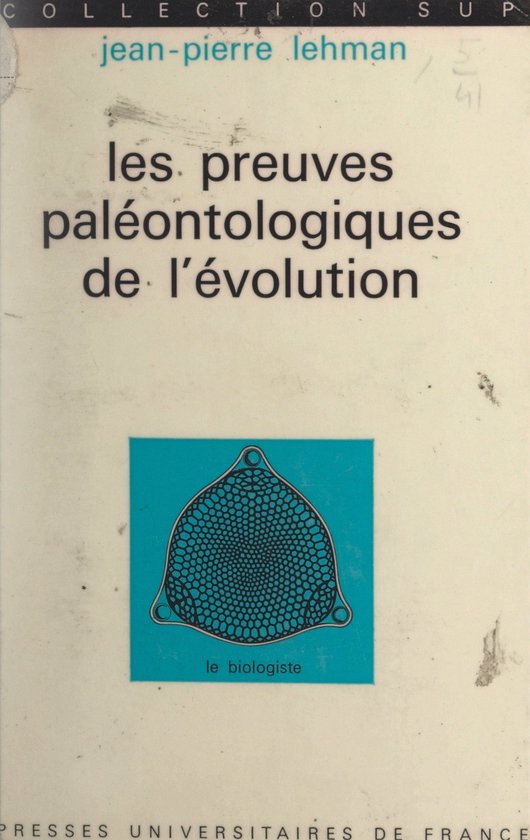 Les preuves paléontologiques de l'évolution - cover