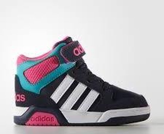 Adidas BB9Tis Meisjes Kinderschoen - Navy-Wit-Fuchsia - Maat 24 | bol.com
