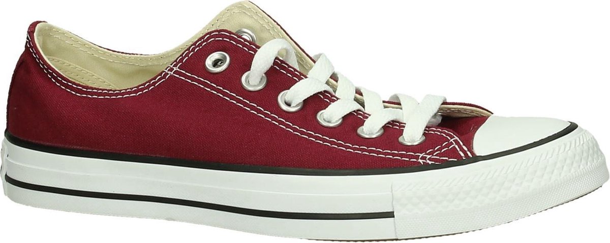 Converse All Star OX - Sneakers - Unisex - Maat 35 - Bordeaux Rood | bol