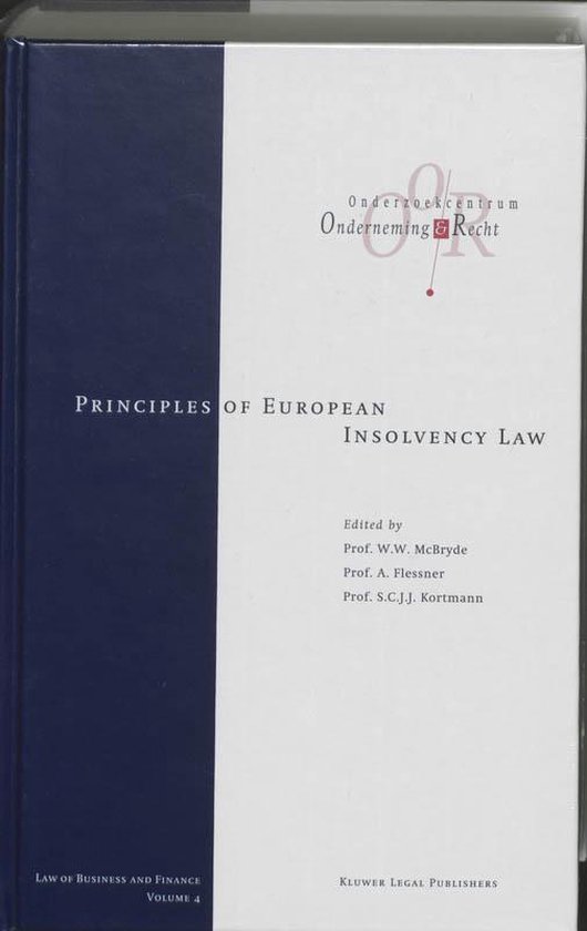 Principles of european insolvency law - cover