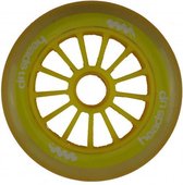 Headsup 110 MM 88A inline skate of step wielen geel 4-pack