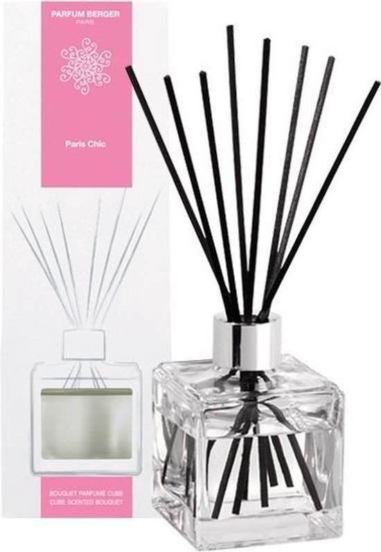 Lampe Berger: Parfum Berger "Paris Chic" geurstokjes cube