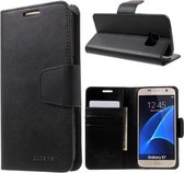 Goospery Sonata Leather case hoesje Samsung Galaxy S7 zwart