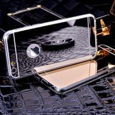 DisQounts - Luxe Spiegel Hoesje - iPhone 6s hoesje - Spiegel case - Bling Bling - Laat je telefoon opvallen - Zilver