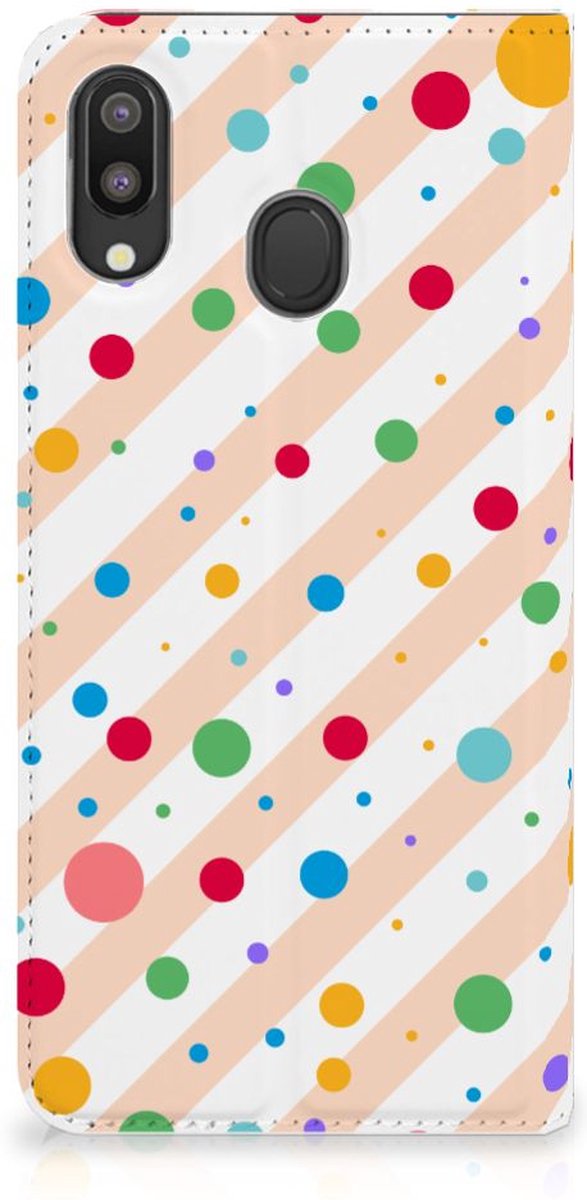 Samsung Galaxy M20 Hoesje met Magneet Dots